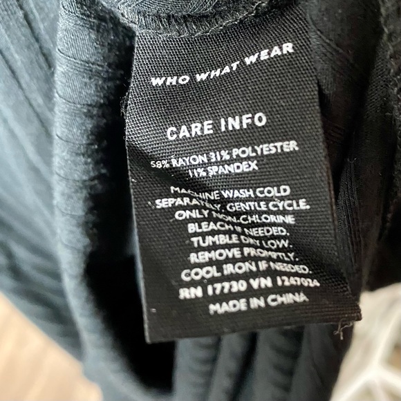 NWT Who What Wear Long Sleeve Ribbed Turtleneck Dress - Picture 9 of 11